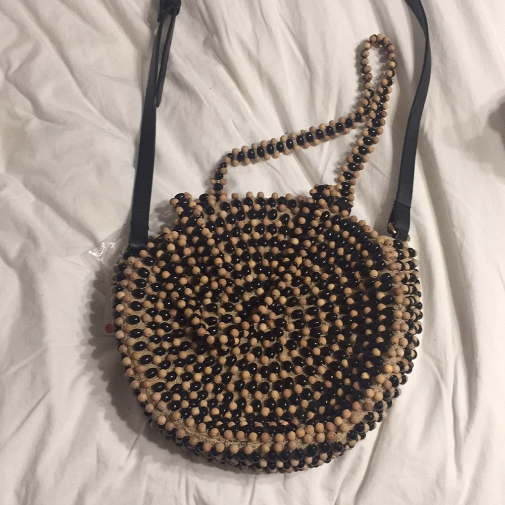 Zara beaded crossbody bag
